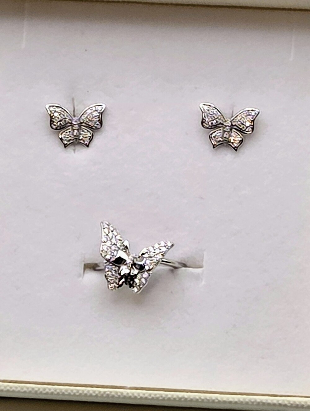 Butterfly Moissanite Combo